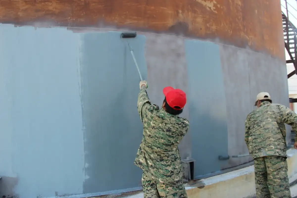 Storage Tank Roof Coating Inspection & Maintenance