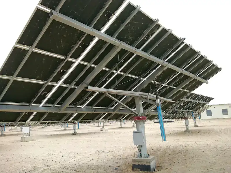 Outdoor Solar Support Structure Protection, Solar tracking supports and steel foundations