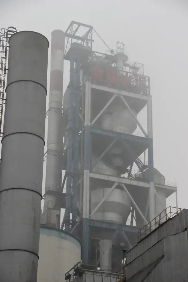 Cement Kiln Shell Thermal-Insulation Project, industrial site image