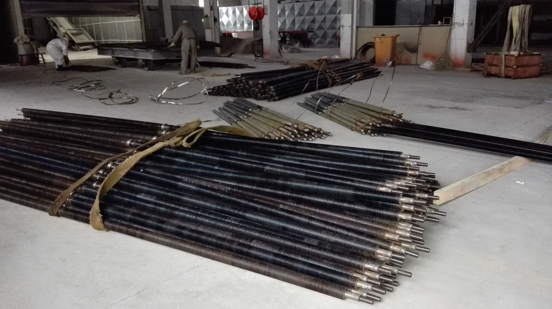 Heat Exchanger Abrasive-Blasting Preparation, documented site image