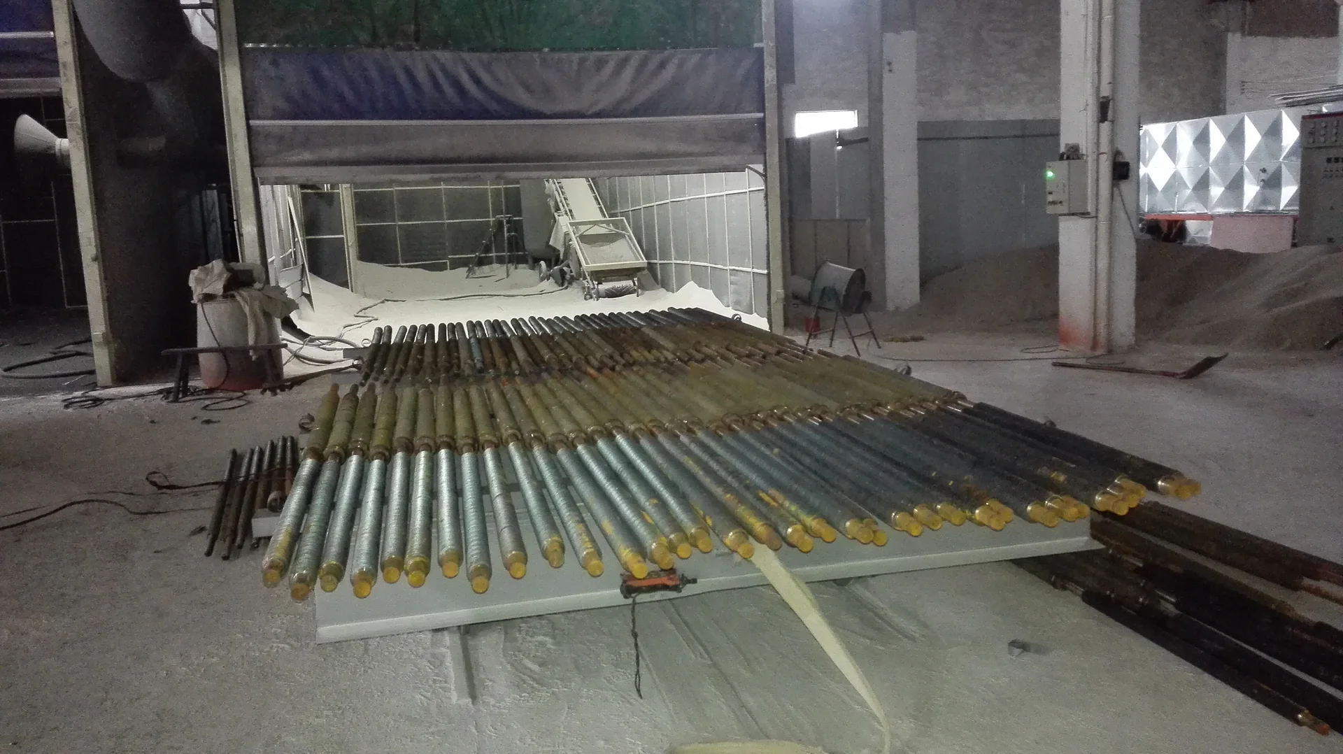 Heat Exchanger Abrasive-Blasting Preparation, documented site image 2