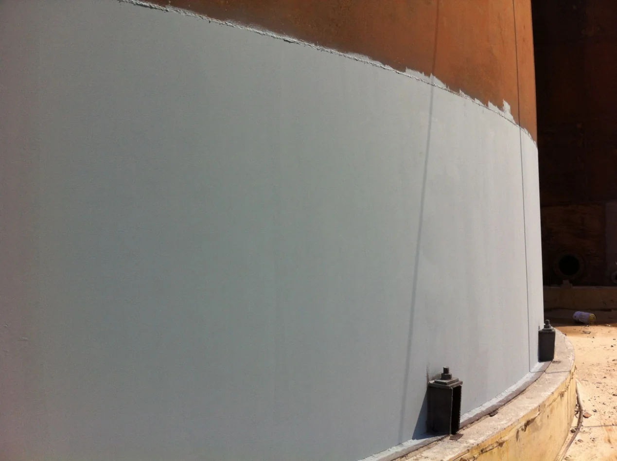 Storage Tank Multi-Layer Coating System, documented site image