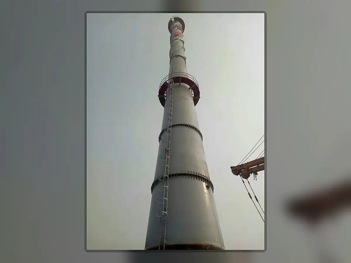 حماية مجاري الدخان والمداخن الصناعية من التآكل, صورة موقع صناعي 2